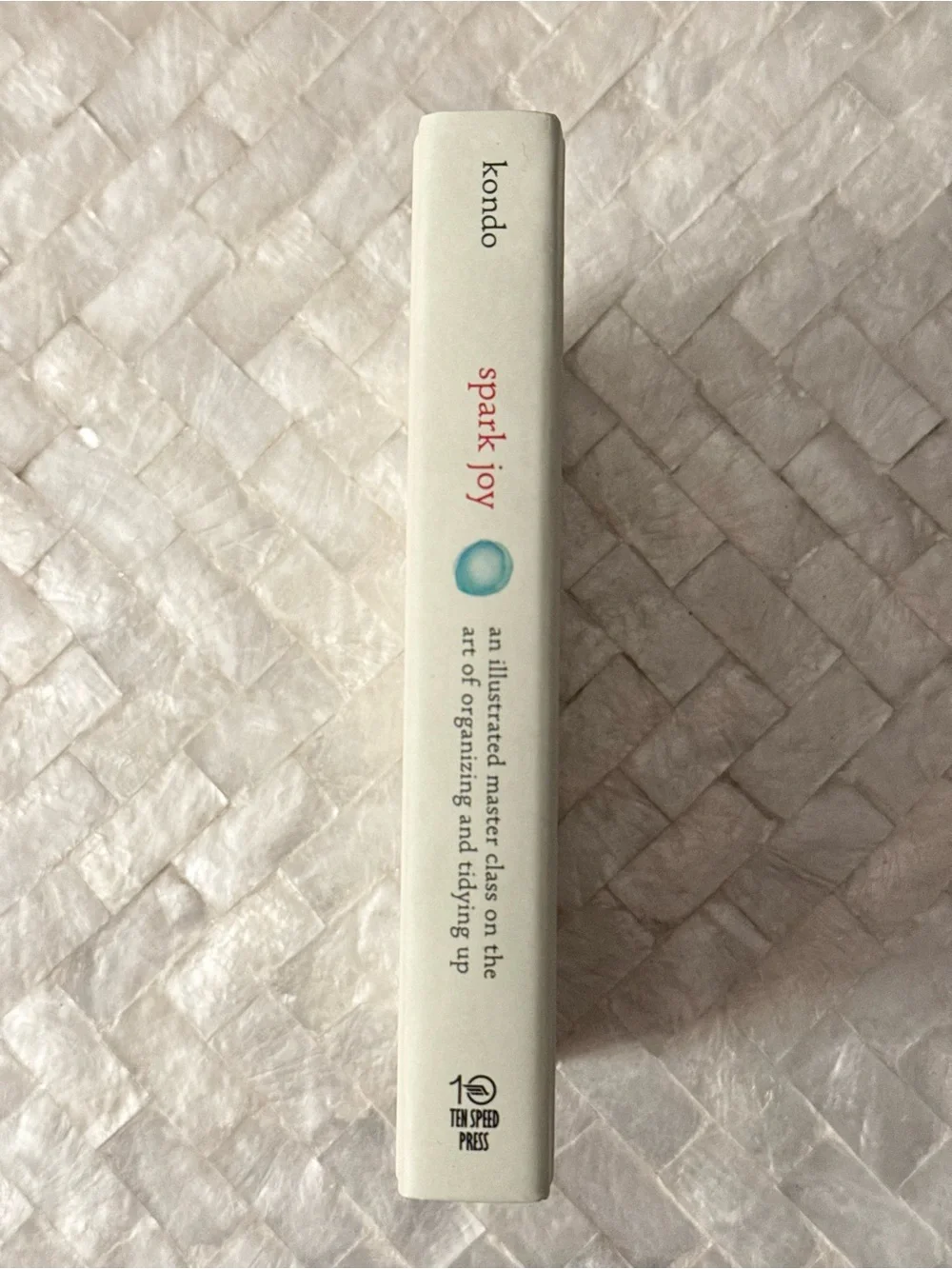Spark Joy Marie Kondo hardcover book illustrated art of organizing & tidying up